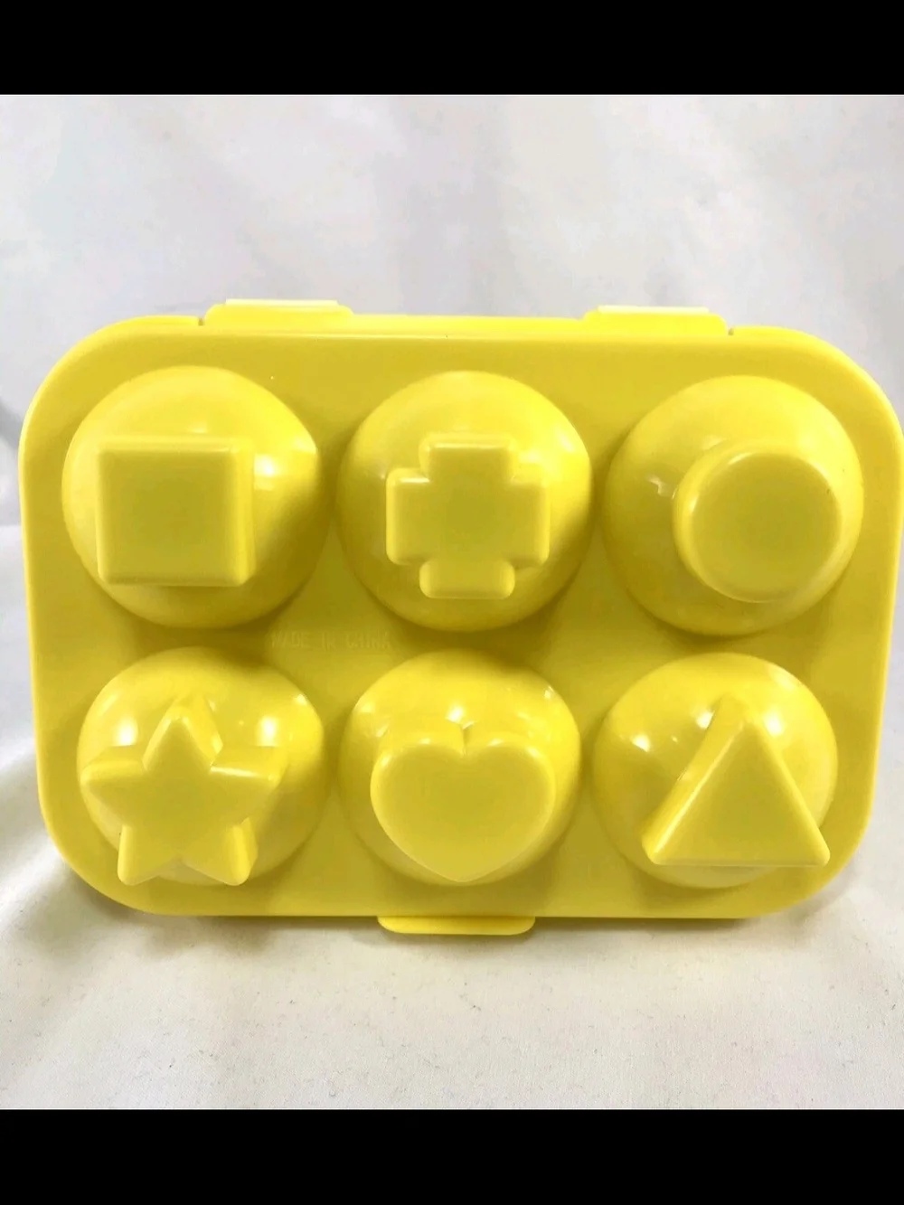 Vintage Tomy Hide N Squeak Yellow Egg Shape Sorter 1993 Toddler Activity Toy
